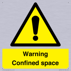 Warning Confined space